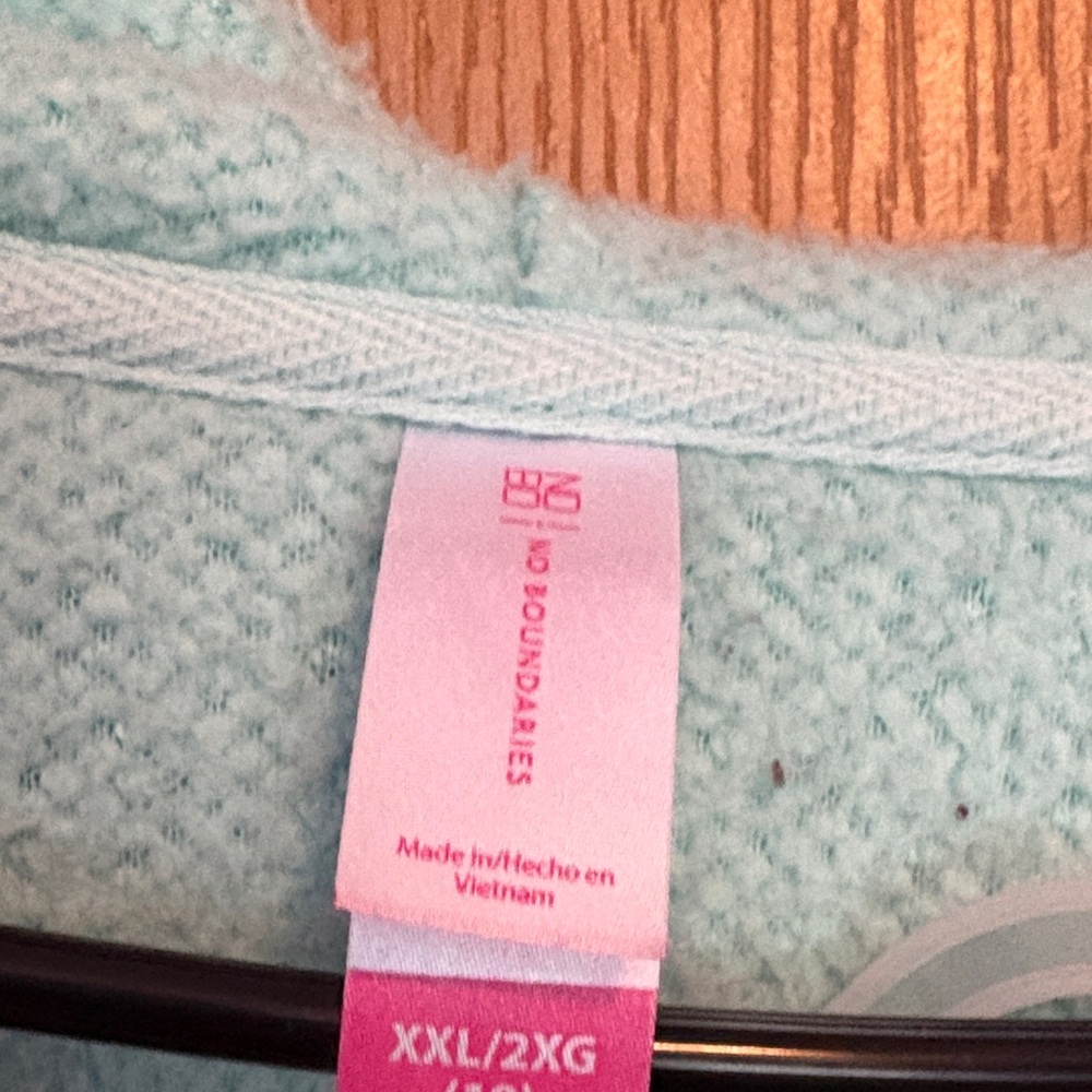 No Boundaries Mint Green Fleece Set - Picture 2 of 4